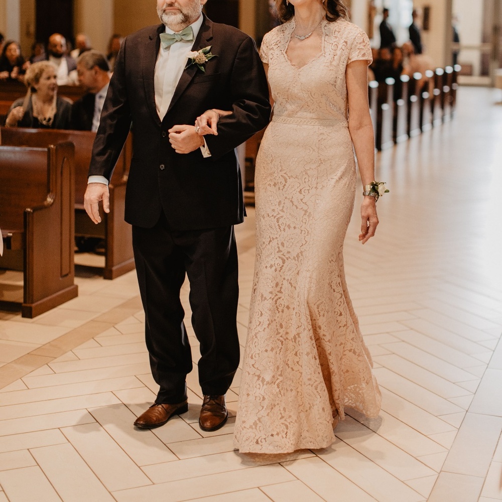 Blush Mother of the Bride Dress